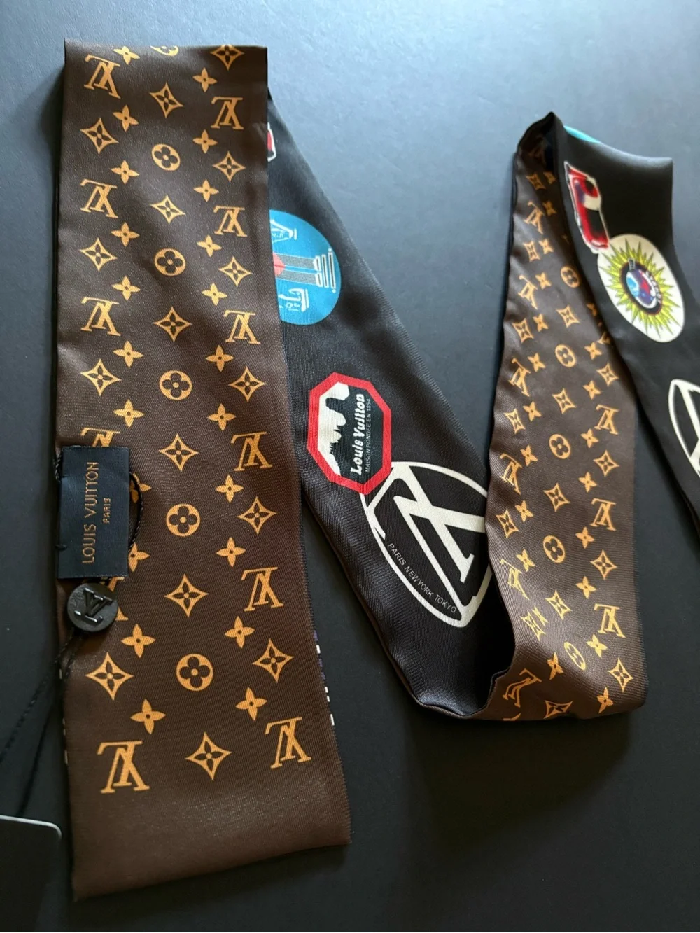 Fashion Long Silk Scarf Twilly